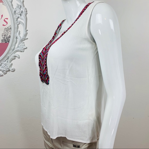 Love stitch / White Multicolor Embroider Hi Low - Picture 4 of 8